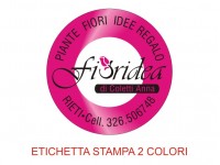 Etichette adesive per fioristi, fiorai e vivaisti (mm 39x39)  (cod.76G)